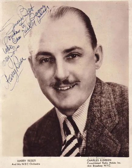 Harry Reser Signed Photograph