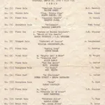 Concert March 29, 1934 — Genevieve “Bunny” Longo