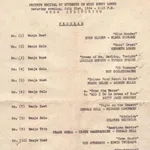 Recital July 21, 1934 — Genevieve “Bunny” Longo