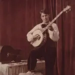 Bunny with banjo and guitar — Genevieve “Bunny” Longo